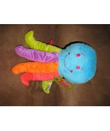 OCTOPUS COLORFUL LEGS Brand New Plush NWT Stuffed Animal w/ Tags 10&quot; SUG... - $7.99