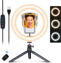 OCROUKI Selfie Ring Light with Tripod Stand,LED Ring Light with Phone Ho... - $491.93 MXN