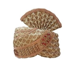 Men&#39;s Ethnic Wedding Safa/Turban/Pagdi for Dulha Marriage/pagdi for Groo... - $73.50