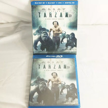The Legend of Tarzan Blu-ray 3D Blu ray Dvd Hd Slipcover Rare 3 Disc SET - $18.50