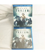 The Legend of Tarzan Blu-ray 3D Blu ray Dvd Hd Slipcover Rare 3 Disc SET - $18.50