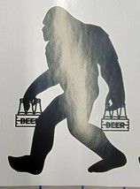Bigfoot Sasquatch Bigfoot carry Beer durable sticker 4&quot;   Logo Vinyl Decal - £2.93 GBP