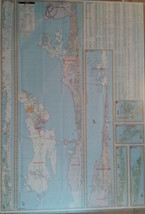 Outer Banks OBX NC Laminated Wall Map (K) - $46.53