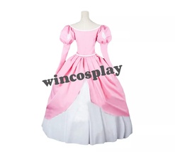 The Little Mermaid Ariel Cosplay Costume Ariel Pink dress costume Halloween cos - £80.72 GBP