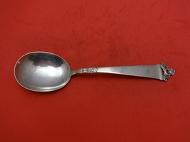 Odel by Nils Hansen Norway Sterling Silver Berry Spoon Small w/Round Bowl 7 3/4&quot; - £124.12 GBP