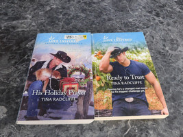 Love Inspired Tina Radclifffe lot of 2 Hearts of Oklahoma Series Christian Roman - $3.99