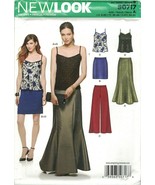 Simplicity New Look S0717 6328 Pattern Camisole Top, Trumpet Skirt, Flar... - £6.96 GBP