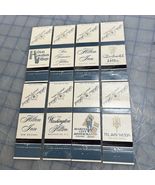 Vintage Hilton Hotels Matchbook Covers Tel Aviv Chicago Honolulu Mexico ... - $22.19