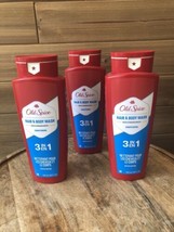 3x Old Spice High Endurance 3 in 1 Conditioning Hair + Body Wash , 18 fl oz each - £37.29 GBP