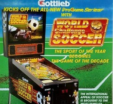 World Challenge Soccer Pinball FLYER 1994 Original Game Vintage Promo - £24.39 GBP