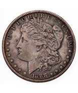 1888-S Plateado Morgan Dólar En Extra Fina XF Estado, Medio Gris Color - €180,05 EUR
