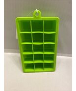 Silicone Ice Tray 15 Grid Cube Green - $10.98