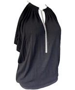 Authentic Gucci Black Tank With Metal Chain Detail Size L - $403.47 CAD