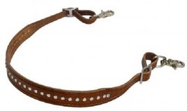 Western Saddle Horse Bling! Leather Wither Strap To hold up the Breast C... - $14.80