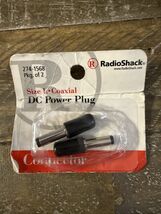 Radio Shack 2741568 SIZE L Coaxial DC Power Plug 2Pk - $9.78