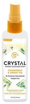 Crystal Deodorant Spray Chamomile &amp; Green Tea 4 OZ - £8.18 GBP