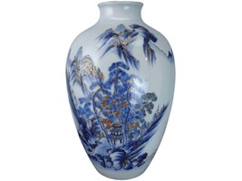Meiji Period Japanese Arita Hand Painted Porcelain vase - £352.01 GBP