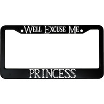 Well Excuse Me Princess The Legend of Zelda Aluminum Car License Plate Frame - £14.17 GBP