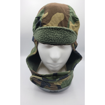 US ARMY Military Woodland Camouflage Pattern Cold Weather Helmet Liner - $9.69