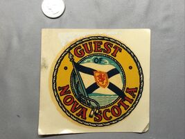 VINTAGE GUEST OF HALIFAX NOVA SCOTIA CANADA MOTTO SOUVENIR WINDOW TRAVEL... - $19.78