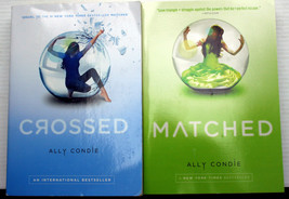 Ally Condie CROSSED / MATCHED YA dystopian fantasy libertarian romance - £6.47 GBP