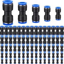 Konohan 100 Pieces Air Hose Fittings Air Line Fittings Straight Push To Link 4 6 - £25.35 GBP