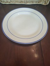 Pier 1 Blue Ring 10.5&quot; Dinner Plate-Very Rare-Brand New-SHIPS N 24 HOURS - $41.98
