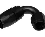 AN4 Hose End 120 Degree Swivel for Steel/Nylon Braided Hose BLACK REDHORSE - $15.99