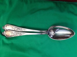 Vintage USSR Soviet Latvian Old Table Silver SPOON 2psc Spoons mark Galv... - $27.01