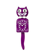 BOYSENBERRY KIT CAT CLOCK 15.5&quot; Purple Free Battery MADE IN USA Kit-Cat ... - $69.99