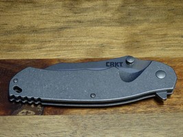 Crtk Rasp Folding Knife Straight Edge Blade ‎Aus 8 Blade 420J2 Handle - £88.91 GBP