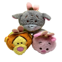 Disney Easter Winnie the Pooh Tsum Tsums Plush Set Piglet Eeyore Tigger ... - £13.92 GBP