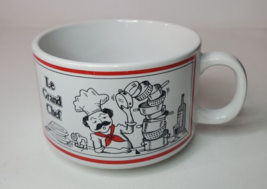 Vintage Soup Chili Mug Le Grand Chef Ceramic Japan - $13.81