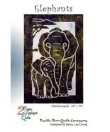 NEW Quilt Pattern Pacific Rim Elephants 24x36 in Applique - $16.39 CAD