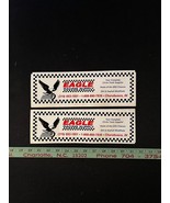 Lot of 2 Auto Racing Vintage Vinyl Racing Decals &quot;Eagle Racing Chrubusco... - $10.70