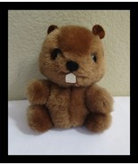 Dakin Stuffed Plush Beaver Vintage 1978 5-1/2&quot; - $17.64 CAD