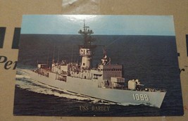 000 Vintage RPPC USS Barbey DE-1088 Escort Destroyer Unused Photo Postcard - £3.91 GBP