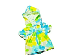 Carter&#39;s 12 Months Zip Up Floral Design Cover up Girls&#39; Hoodie Swimwear - $5.94