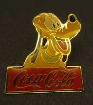 Coca Cola Disney Pluto Lapel Pin 15th Anniversary Walt Disney World 1986 - £5.43 GBP