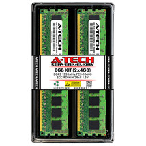 8Gb 2X 4Gb Pc3-10600R Rdimm Dell Poweredge T310 Memory Ram - $65.99