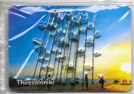 Greece Souvenir Fridge Magnet Thessaloniki Umbrellas 9.5cm X 6.5cm - £7.57 GBP