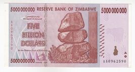Zimbabue, 5 Mil Millones De Dólares, 2008, P84, UNC - $13.94