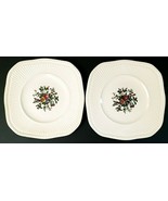 Wedgwood Edme Conway Regency 8.75&quot; Sq Luncheon Plates AK8384 England Set... - £30.13 GBP