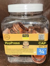 Viega ProPress 3/4&quot;  Copper Cap Fitting 10pk New &amp; Sealed Free Ship Part... - $28.70