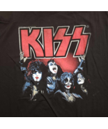 Men&#39;s Kiss Rock n Roll Paul Stanley Gene Ace Vinnie Peter Criss Shirt Me... - £12.47 GBP