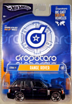 2004 Hot Wheels Dropstars RANGE ROVER Black Variation w/Rubber Tire 1:50... - $23.00