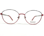 GUESS Brille Rahmen GU3043 072 Pink Silber Rund Voll Draht Felge 51-17-140 - $37.04