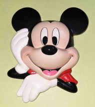 Mickey Mouse Ceramic Wall Plaque by Enesco Made in Japan Vintage Item 6&quot; Tall - £19.14 GBP