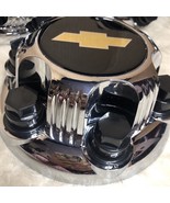 1 new Chevy 16 &amp; 17 inch 6 LUGS WHEEL Center hub Cap Chrome Black - $24.75