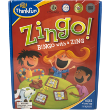 NIB Thinkfun Zingo Matching Game It&#39;s Bingo w/ Zing inc Parent Guide for... - $34.64
